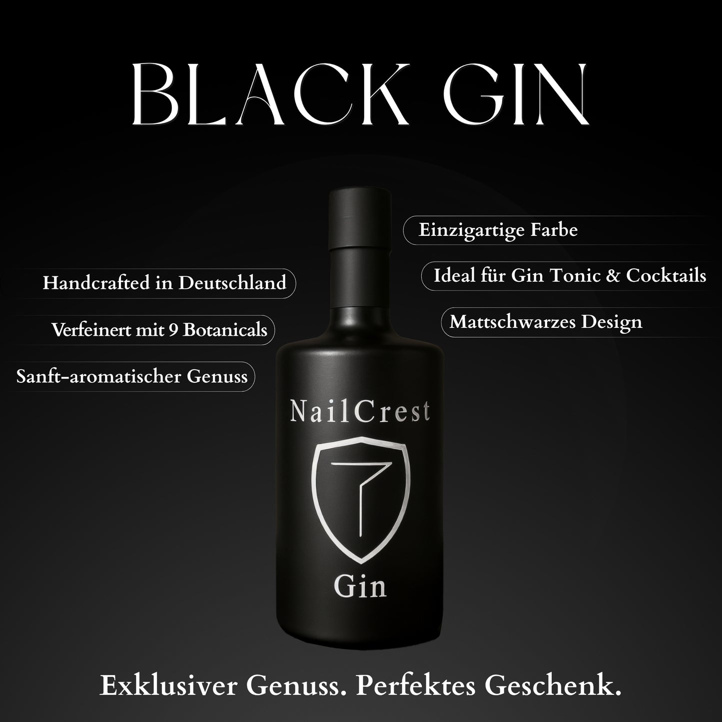 NailCrest Black Gin 0,5L